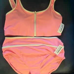 Old Navy High Waisted Two Piece Swimsuit